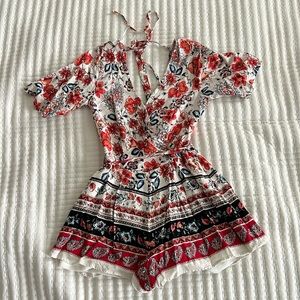 Francesca’s Floral Romper